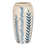 Adeline Large Blue Flora Tall Olpe Vase