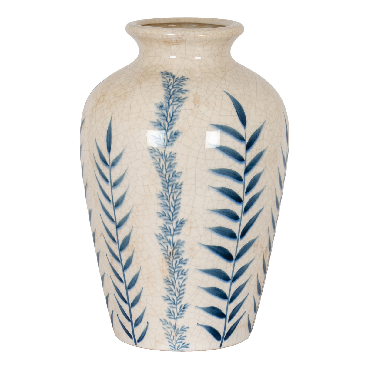 Opal Classic Blue Flora Juniper Vase