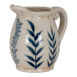 Clementine Small Blue Flora Olpe Jug Vase