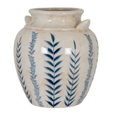 Amelie Blue Flora Amphora Vase