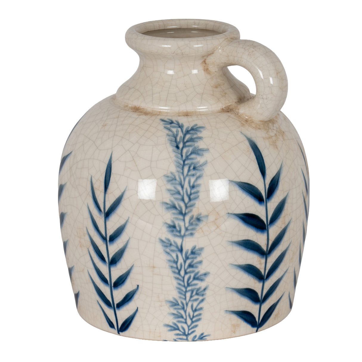 Apolline Blue Amphora Jug Vase
