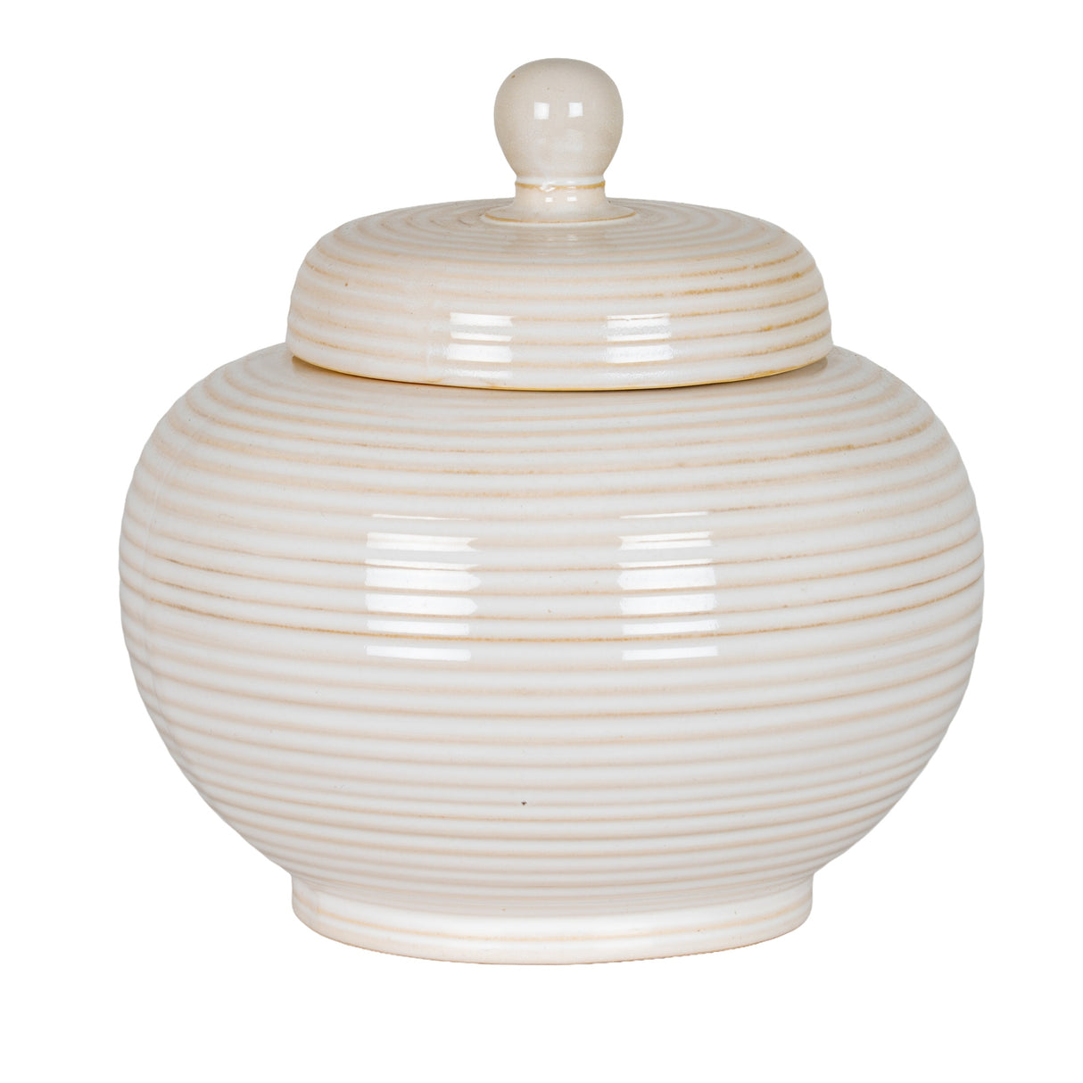 Noemie Large Lidded Ceramic Jar