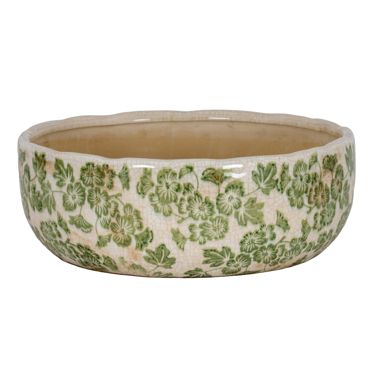 Rosalie Small Green Ceramic Bowl Pot