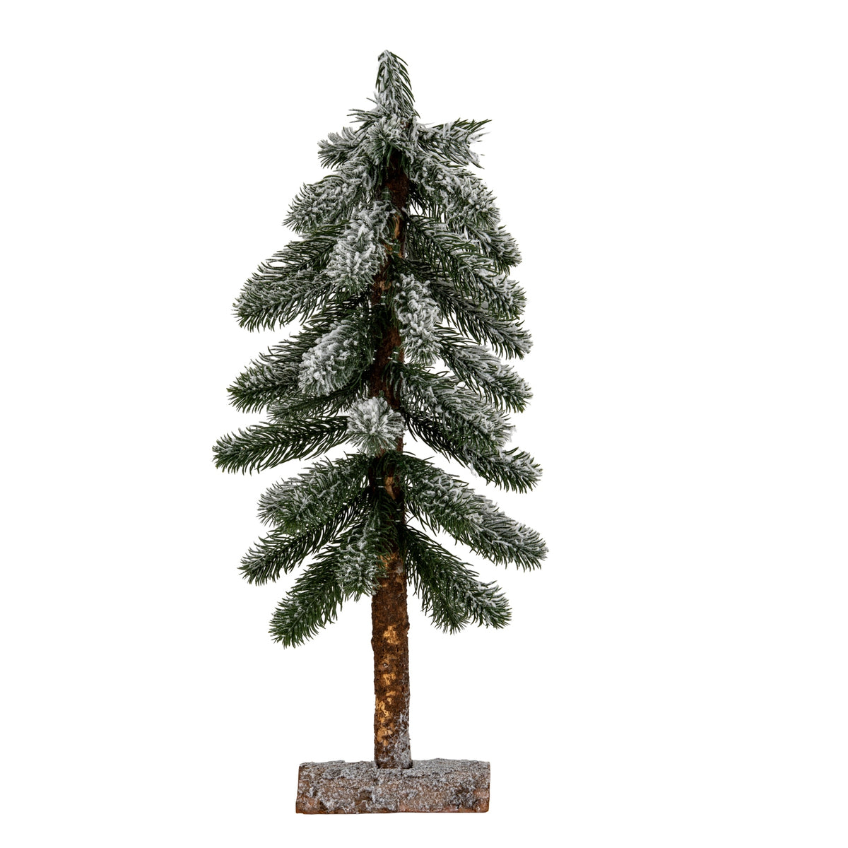 Sylvie Medium Snowy Pine Tree On Wooden Stand