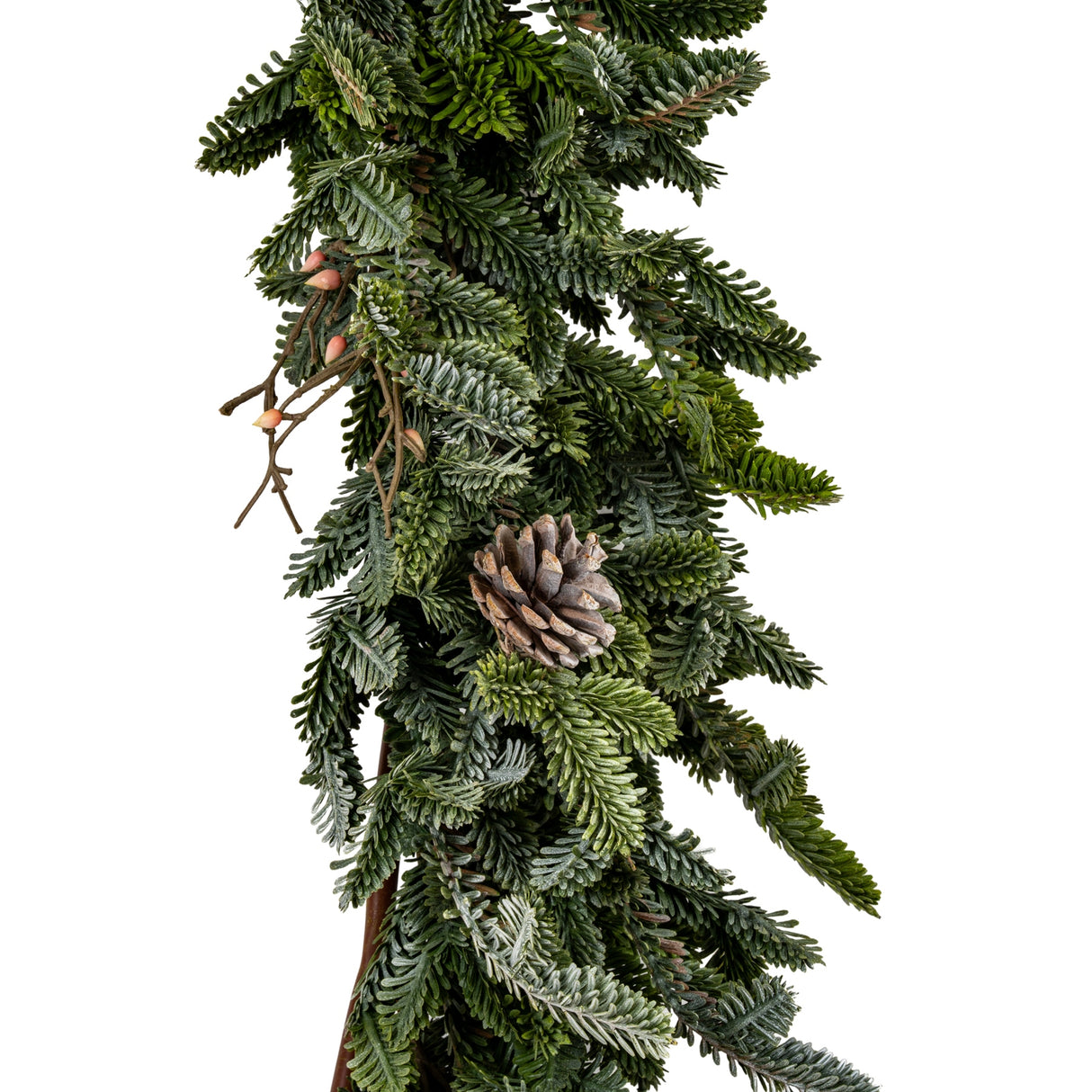 Anais Woodland Pine Garland With Pinecones