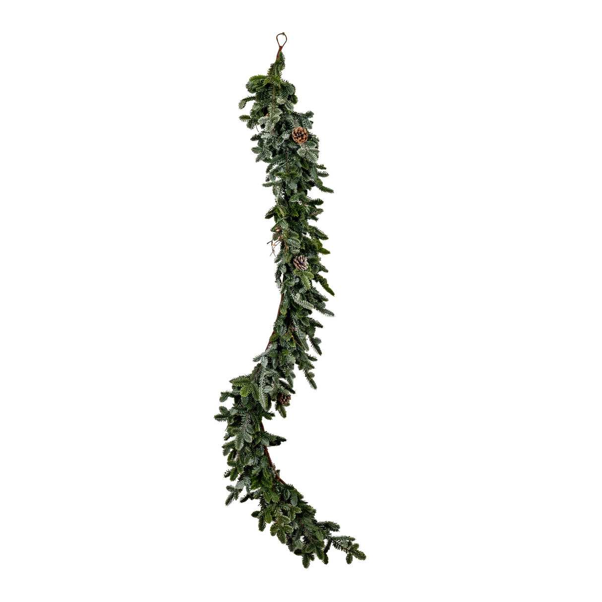 Anais Woodland Pine Garland With Pinecones