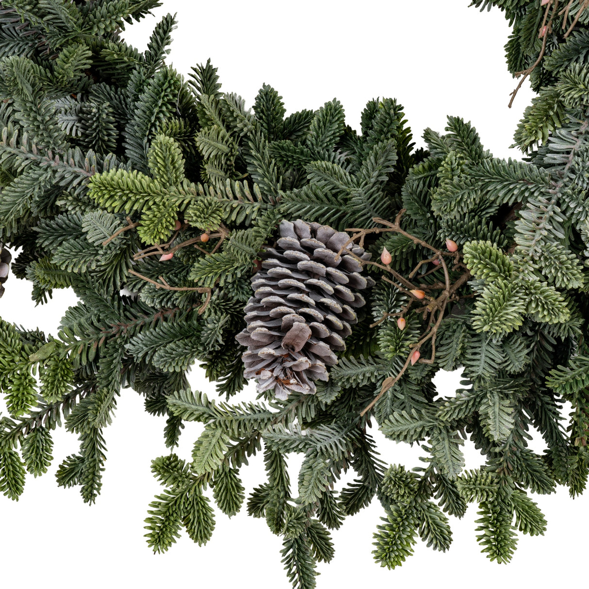 Anais Woodland Pine Wreath With Pinecones
