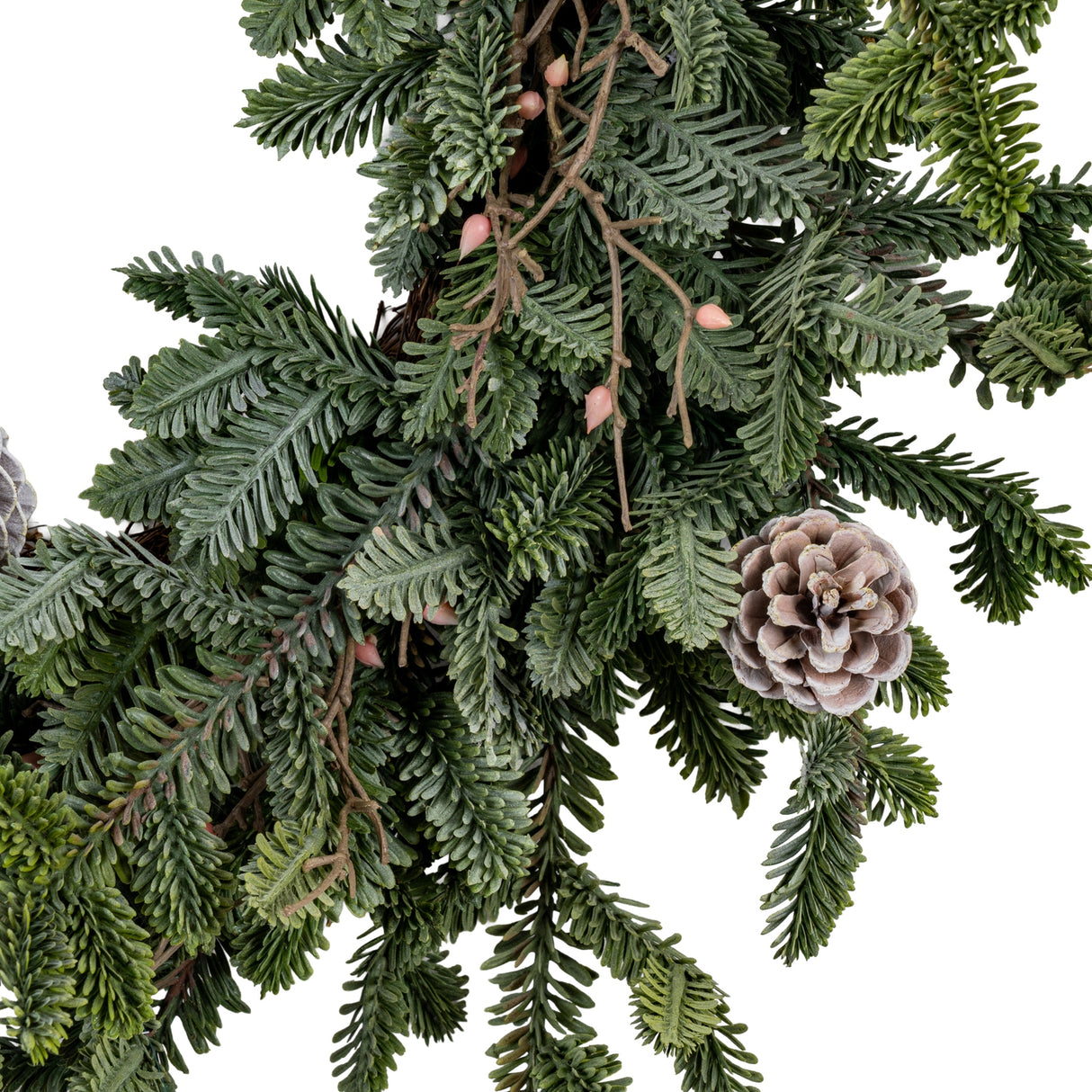 Anais Woodland Pine Wreath With Pinecones
