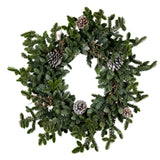 Anais Woodland Pine Wreath With Pinecones