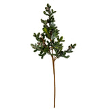Thea Woodland Pine Teardrop Swag With Pinecones