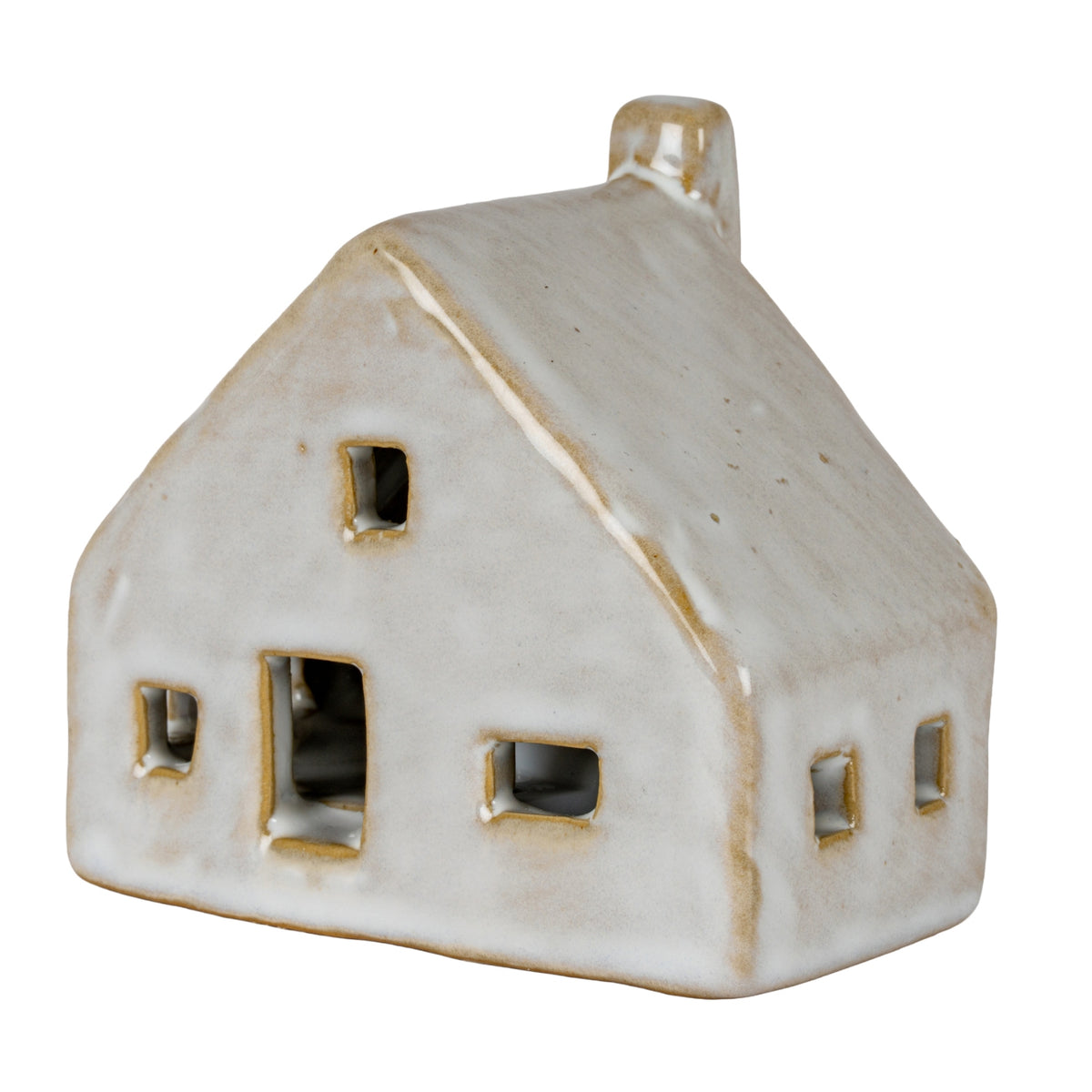 Colette Ceramic Cottage With LED Light