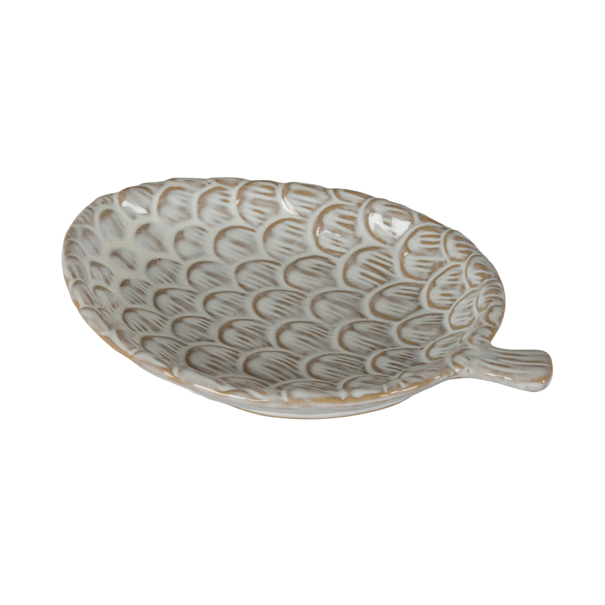 Claudine Ceramic Pinecone Medium Dish