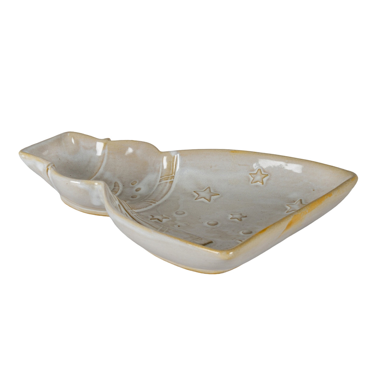 Claudine Ceramic Snowman Dish