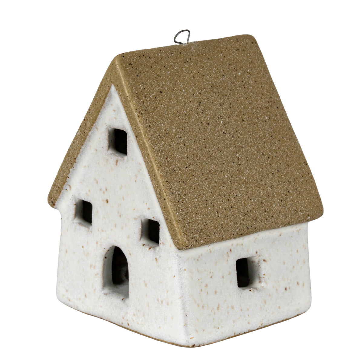 Claudine Ceramic Large Town Cottage With LED Lights