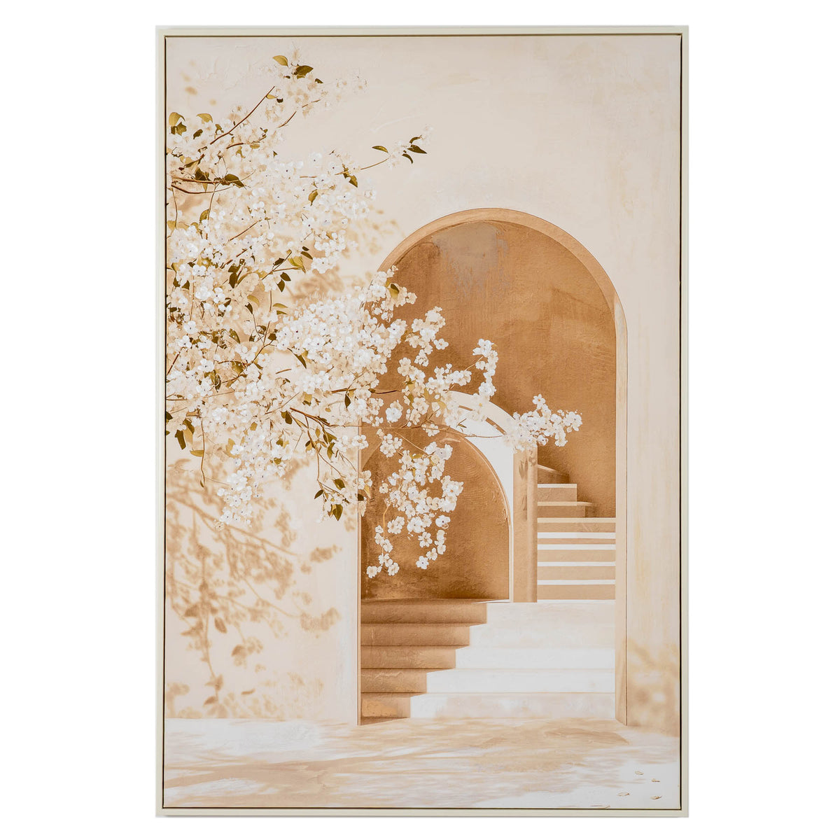 Celine Naxos Hand Painted Canvas in Frame
