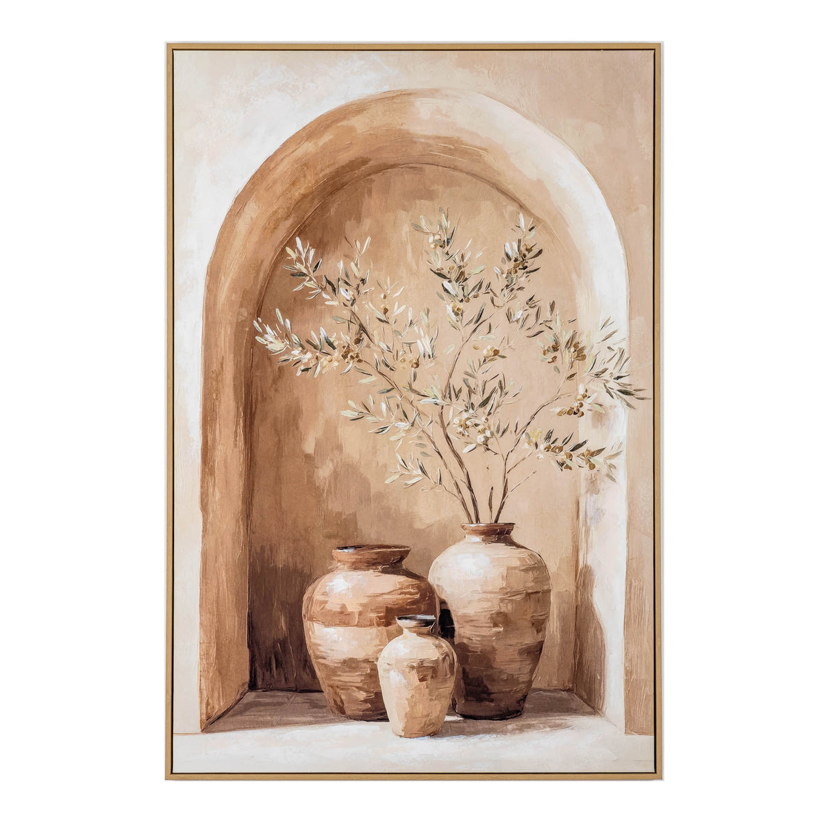Juliette Assisi Hand Painted Canvas in Frame
