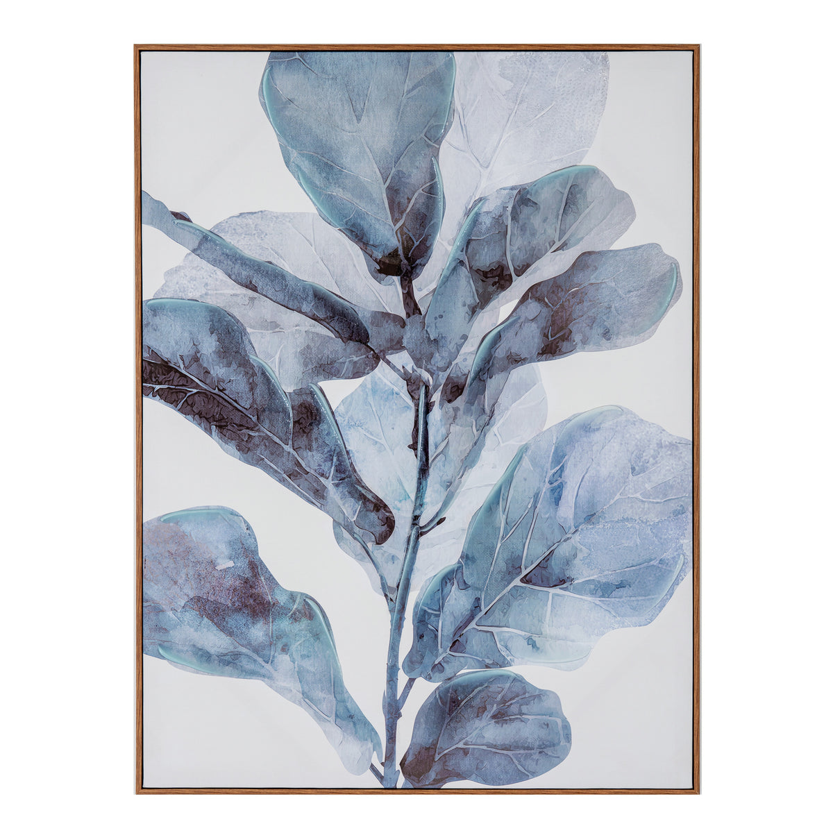 Noemie Sevra Eucalyptus Hand Painted Canvas in Frame
