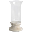 stone based hurricane lantern