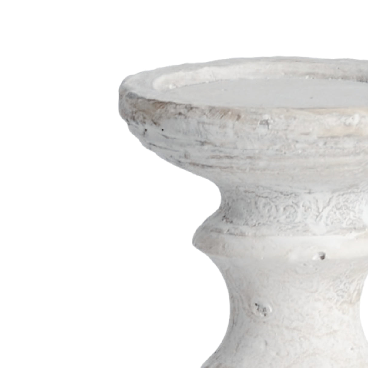 medium stone candle holder