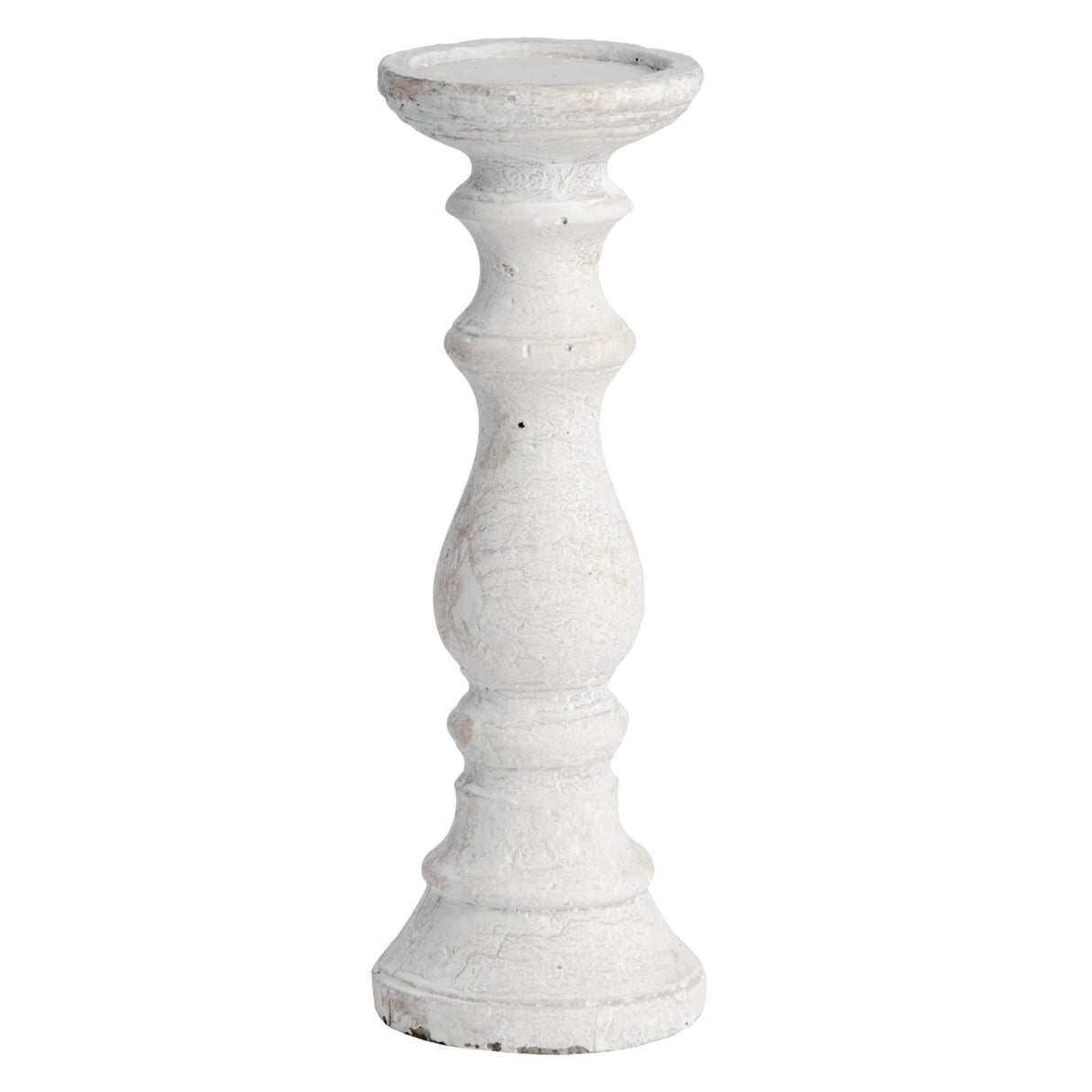 medium stone candle holder