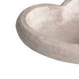 deep stone heart dish