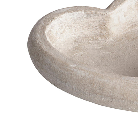 deep stone heart dish