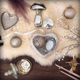 deep stone heart dish