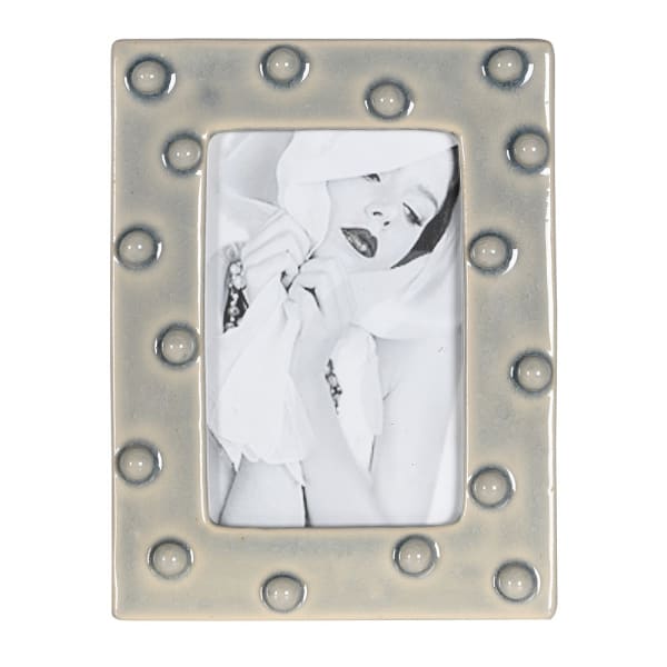 Agathe Blue Wash Ceramic Photoframe