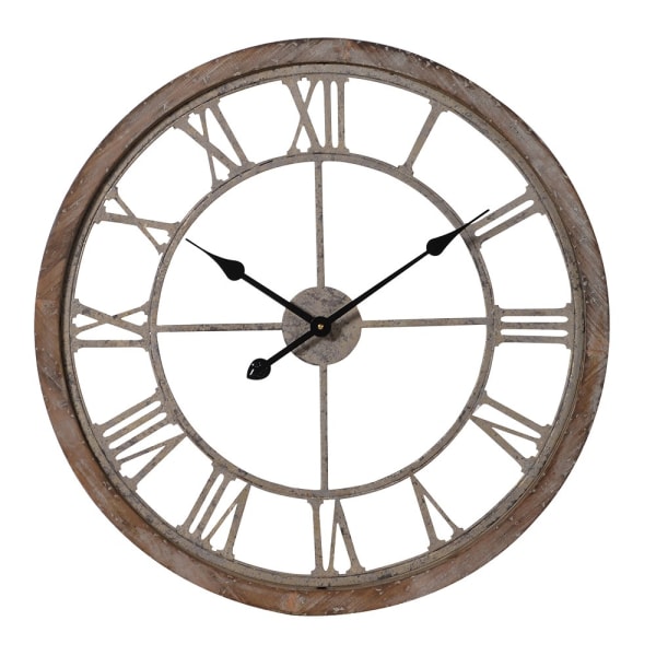 Alice Round Cut-out Roman Numerals Wall Clock