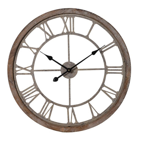Alice Round Cut-out Roman Numerals Wall Clock