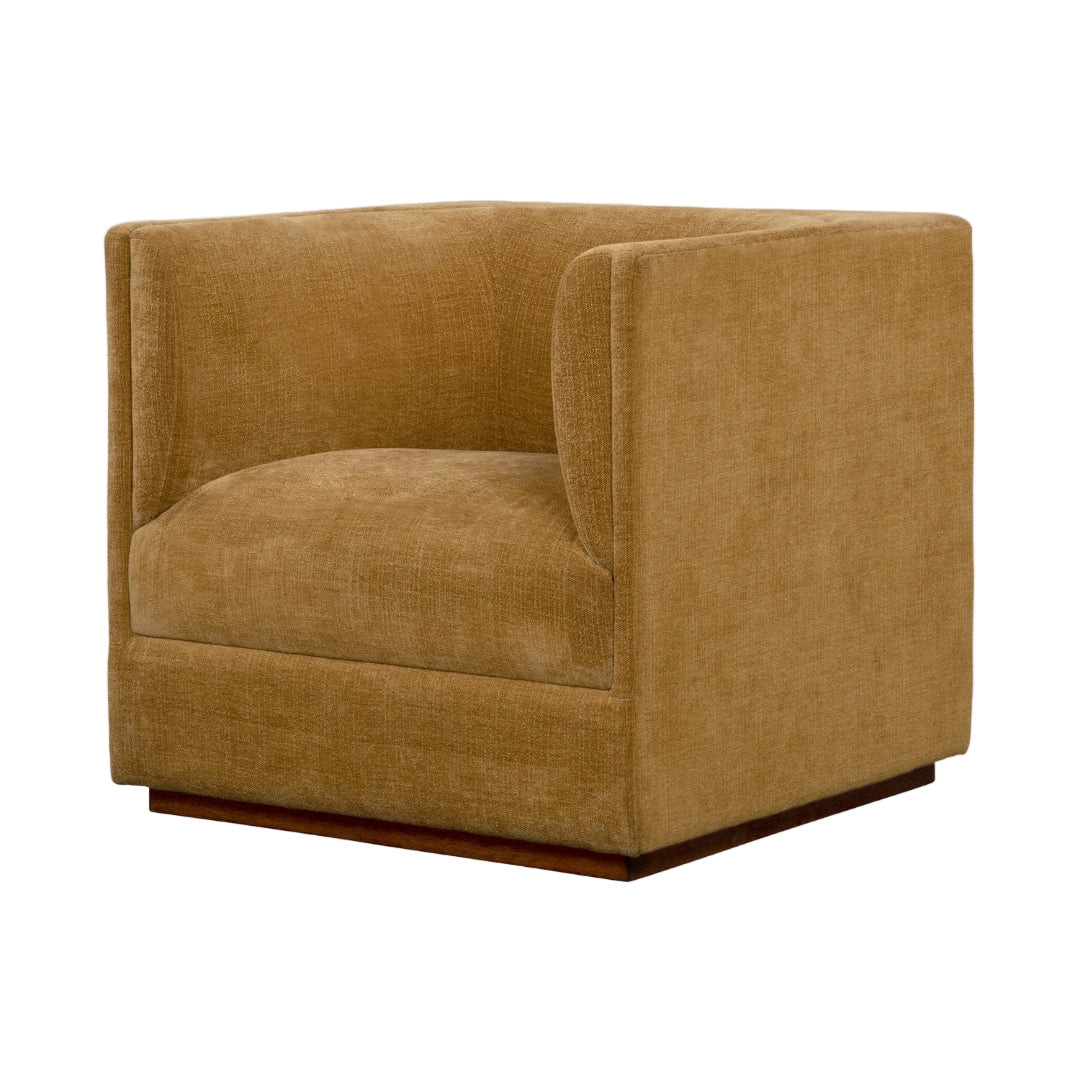 Delphine Chenille Straw Chair