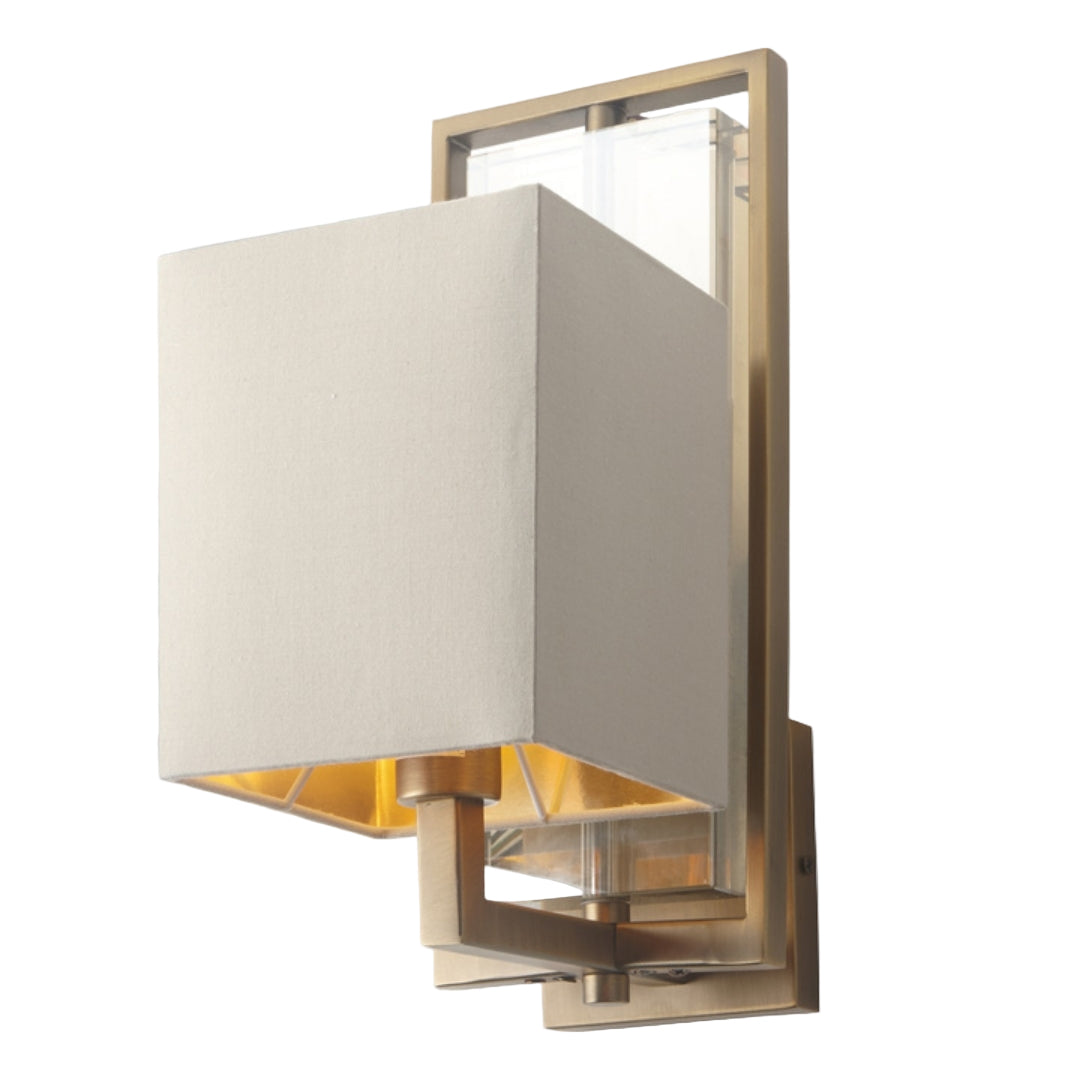Aurelie Antique Brass Finish Wall Lamp