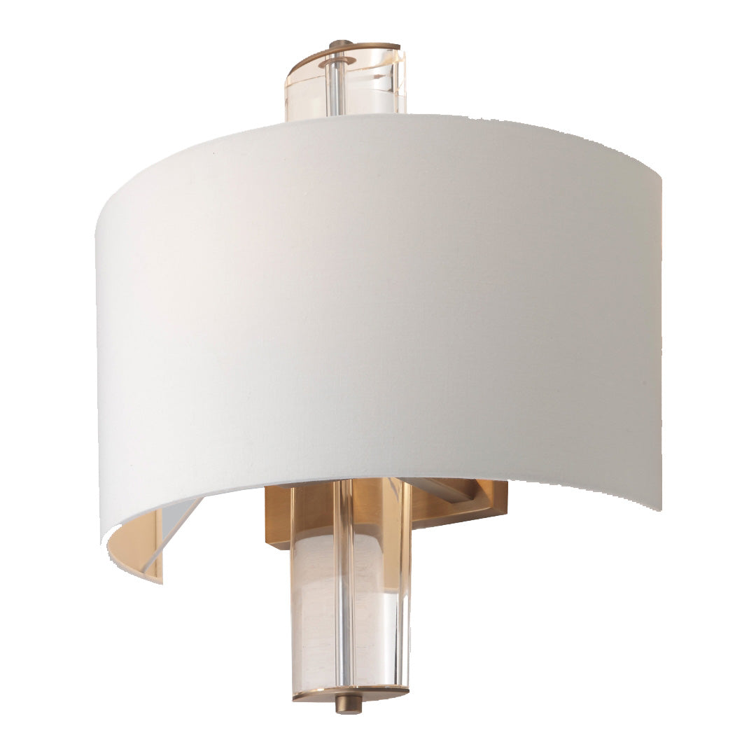 Yvonne Antique Brass Finish Wall Lamp