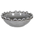 Brigitte Grey Wave and Bobble Bowl