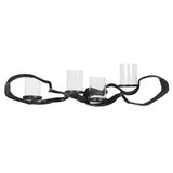 Camille Black Knotted Hand Forged Candle Holder