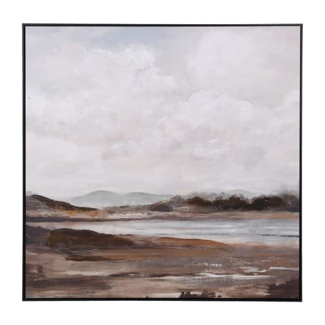 Celine Misty Landscape Print On Canvas
