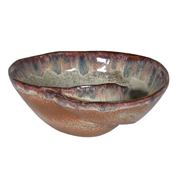 Chantal Brown Ombre Shell Effect Bowl