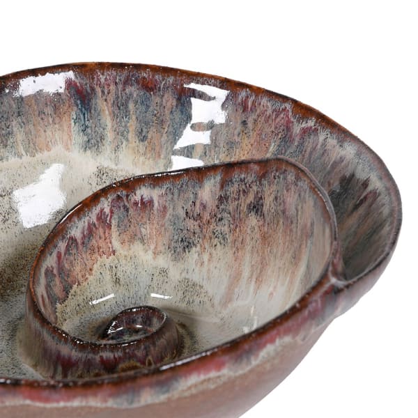 Chantal Brown Ombre Shell Effect Bowl