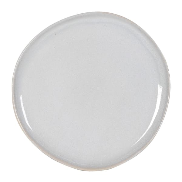 Chantal Set of 4 Cream Organic Shape Dinner Plates