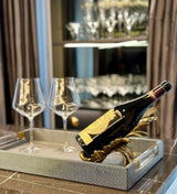Clarisse Gold Angel Wing Bottle Holder
