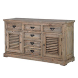 Colette Colonial Reclaimed Louvred Sideboard