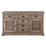Colette Colonial Reclaimed Louvred Sideboard
