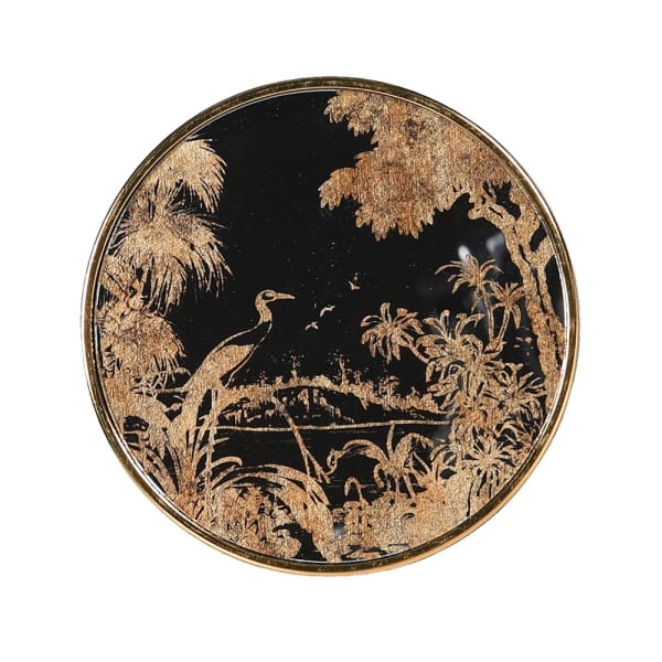 Cosette Set of 4 Antique Gold Scenic Coasters