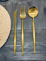 Chantal 16 Piece Gold Cutlery Set