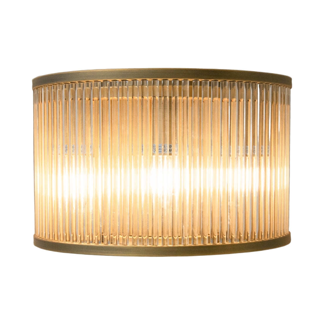 Zoe Antique Brass Wall Lamp