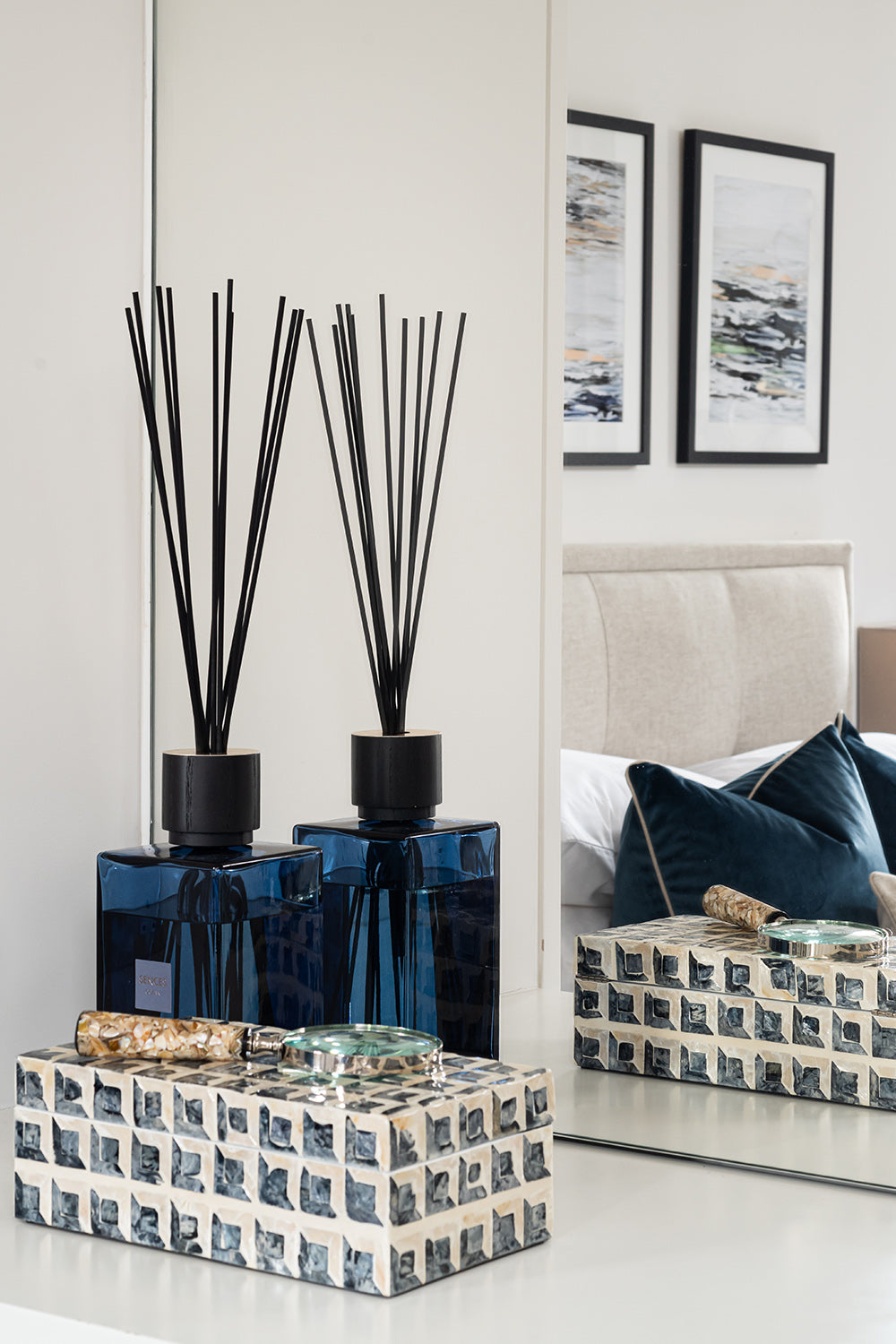 Elodie Alang Alang Extra Large Onyx Diffuser & Refill Set (2200ml + 500ml)