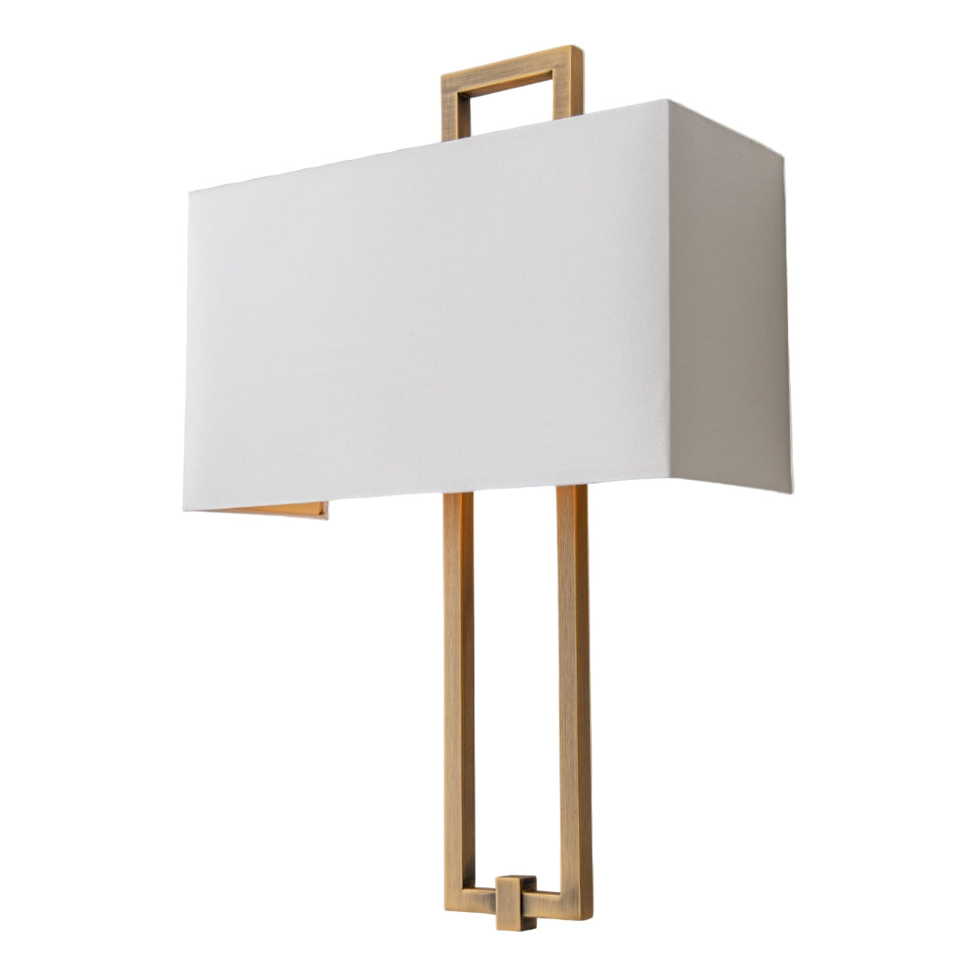 Laure Antique Brass Wall Lamp