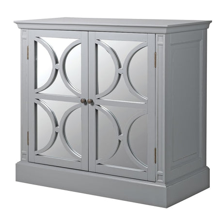Emile Grey Fayence 2 Drawer Cupboard