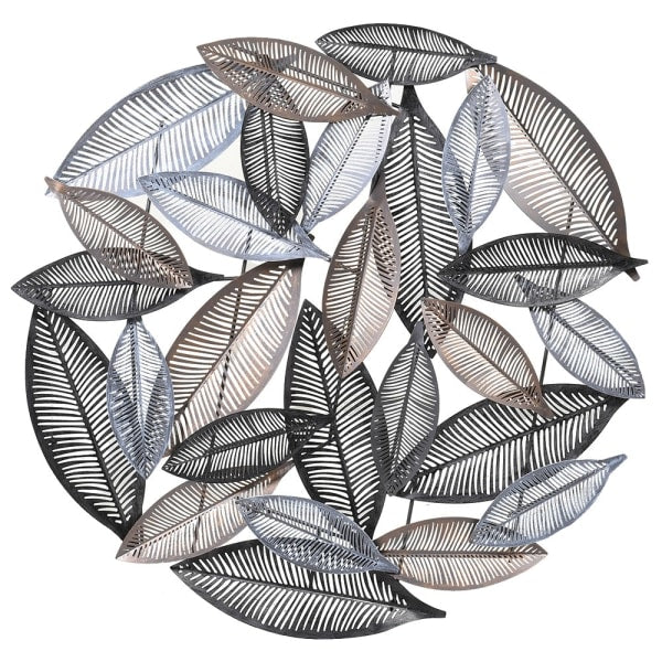 Nadine Leaf Circle Wall Art