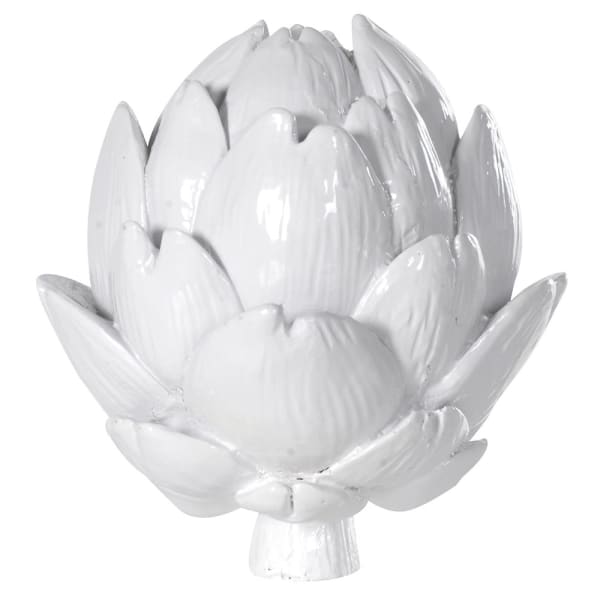 Francoise White Artichoke Ornament